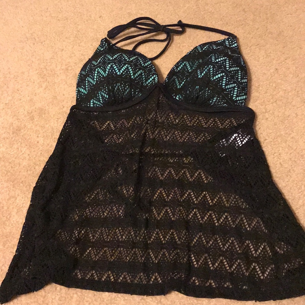 Swimsuit mesh top